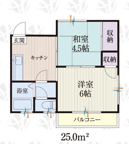 BCASA吉川IIIRE-BORN(2K/1階)の間取り写真