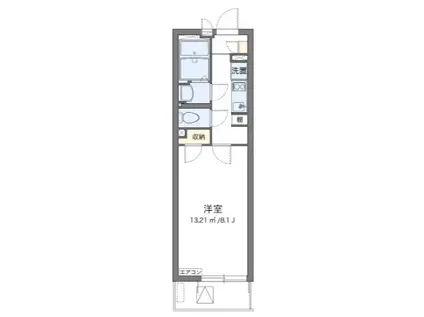 アーバン大宮(1K/3階)の間取り写真