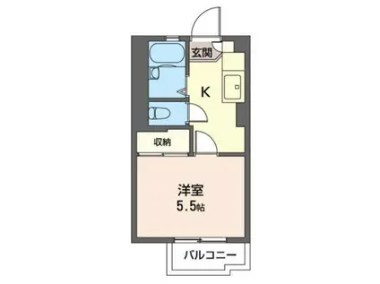 コートIVY(1K/3階)の間取り写真