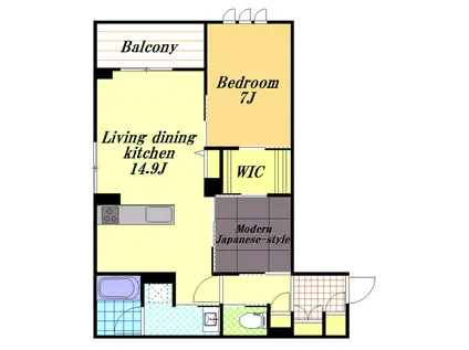 プルムレジデンス浦安(2LDK/2階)の間取り写真