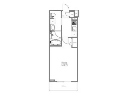 アクサス北池袋(1K/4階)の間取り写真