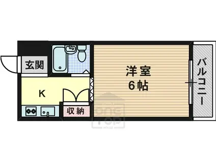 アクティーハイツ(1K/3階)の間取り写真