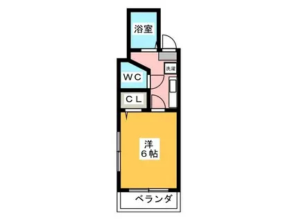 エイブルハウス(1K/4階)の間取り写真