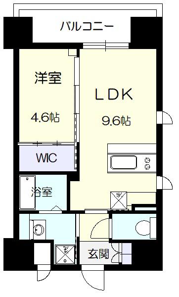 第26関根マンション(1LDK/7階)の間取り写真