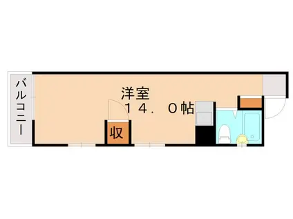 ARCHE(ワンルーム/4階)の間取り写真
