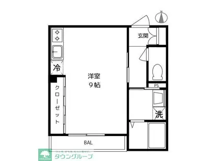 VITA FELICE(ワンルーム/1階)の間取り写真