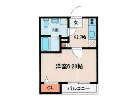 BES JAMMING(1K/3階)の間取り写真