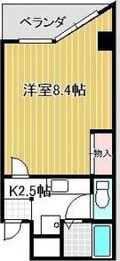 MAISONDESHIMURA(1K/4階)の間取り写真