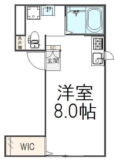 コフレ中野(ワンルーム/5階)の間取り写真