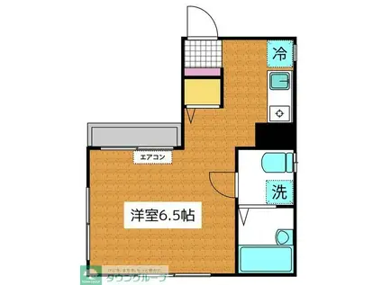 シェーナー・ハーフェン(ワンルーム/1階)の間取り写真