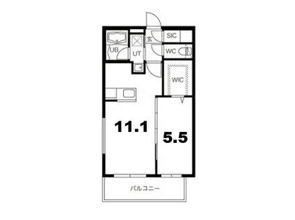 FORESTA CTS(1LDK/3階)の間取り写真