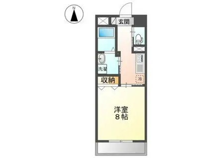 グラン ソート 柳町(1K/5階)の間取り写真