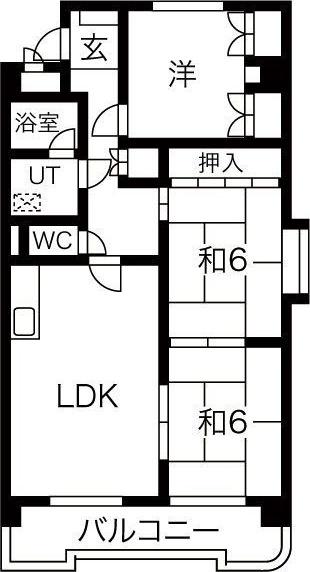 OMレジデンス瀬戸II(3LDK/5階)の間取り写真