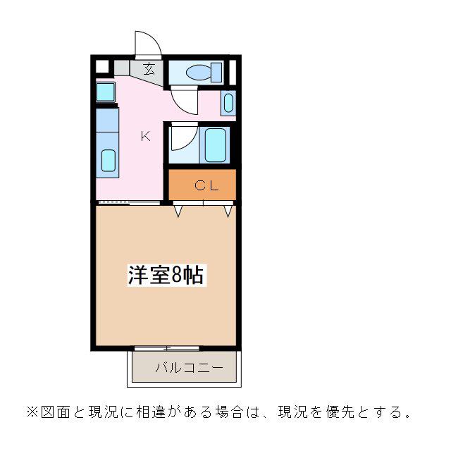 SURPLUS DREAMI(1K/1階)の間取り写真
