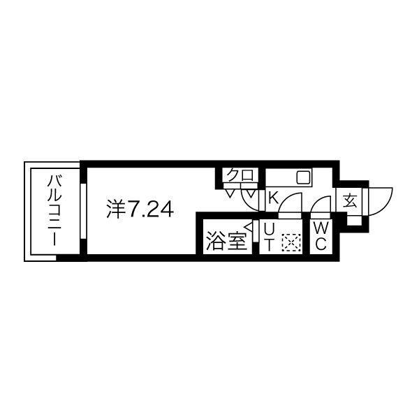 GROOVE今福鶴見(1K/9階)の間取り写真