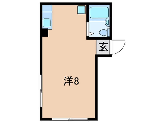 本町センタービル(ワンルーム/5階)の間取り写真