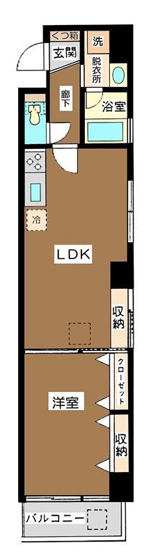 ヴィラエテールナ(1LDK/2階)の間取り写真