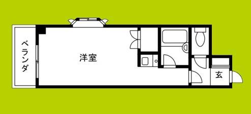 アーバン三光(ワンルーム/3階)の間取り写真