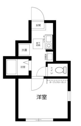 ピッコラシエナ(1K/1階)の間取り写真