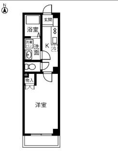 COMFORT97(1K/1階)の間取り写真
