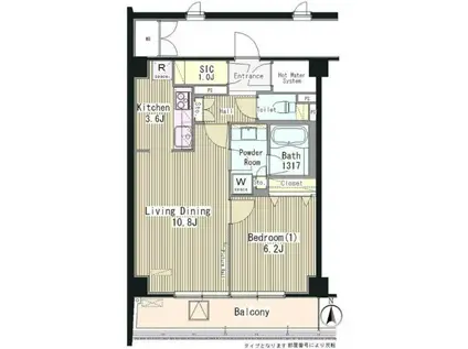 グランドゥール代々木大山(1LDK/3階)の間取り写真