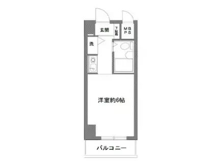 モナークマンション西川口(ワンルーム/8階)の間取り写真