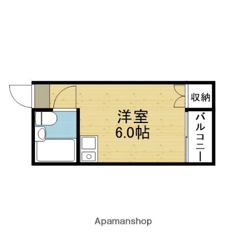 リビエール今里(ワンルーム/4階)の間取り写真
