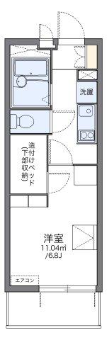 レオパレス前里(1K/4階)の間取り写真