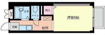 グレイス元町壱番館(1K/1階)の間取り写真
