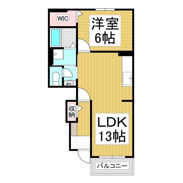 ギャランサヴーレ(1LDK/1階)の間取り写真