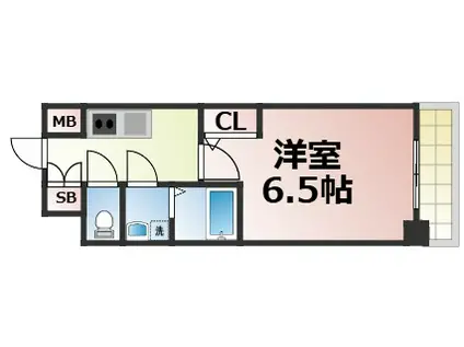 サムティ大阪GRAND イースト(1K/7階)の間取り写真