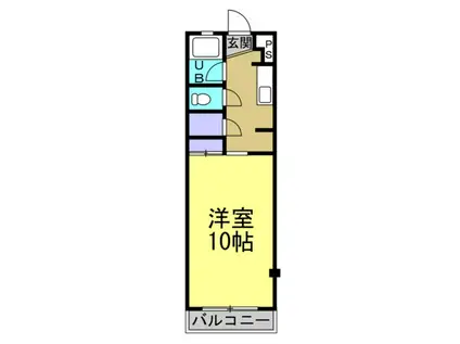 ラマージュ(1K/2階)の間取り写真