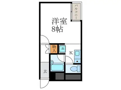 ジョリーハウスノムラ(1K/3階)の間取り写真