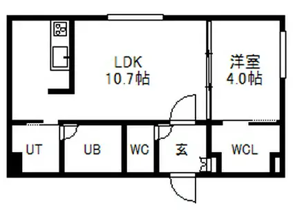 LE PREMIER(1LDK/1階)の間取り写真