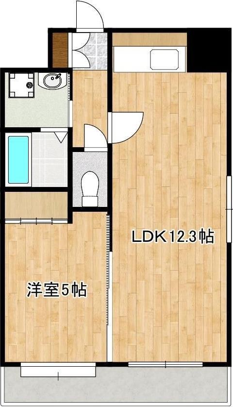アーバングランデ本荘(1LDK/9階)の間取り写真