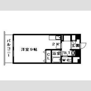 サテラ北34条(1K/5階)の間取り写真