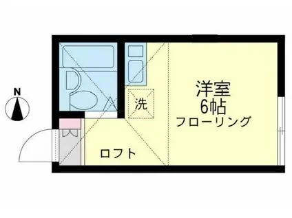 ユナイト衣笠ピッカーニャ(ワンルーム/1階)の間取り写真