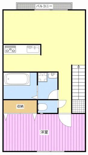 レヴィード(1LDK/2階)の間取り写真