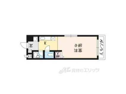 グリーンゲイブルズ小寺(1K/3階)の間取り写真