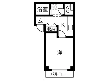 永光ビルディング(ワンルーム/3階)の間取り写真