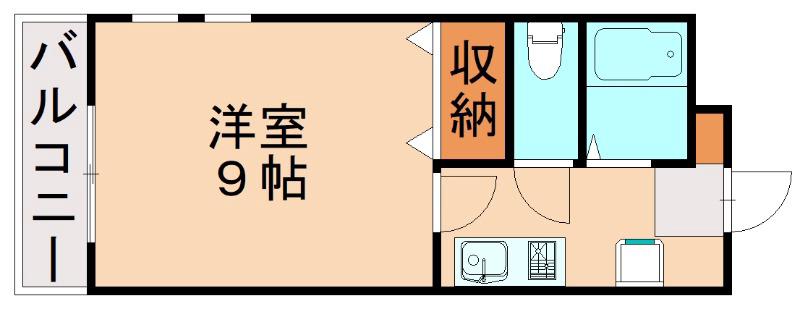REXVALLEY(1K/2階)の間取り写真