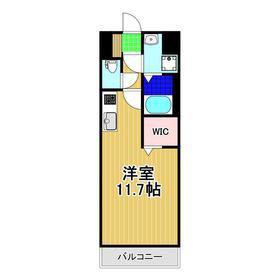 SQUARE琴平(ワンルーム/1階)の間取り写真