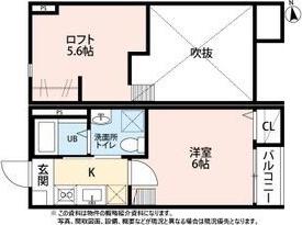 ブエナビスタ長町(1K/1階)の間取り写真