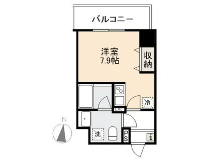 OLTEGA(ワンルーム/5階)の間取り写真