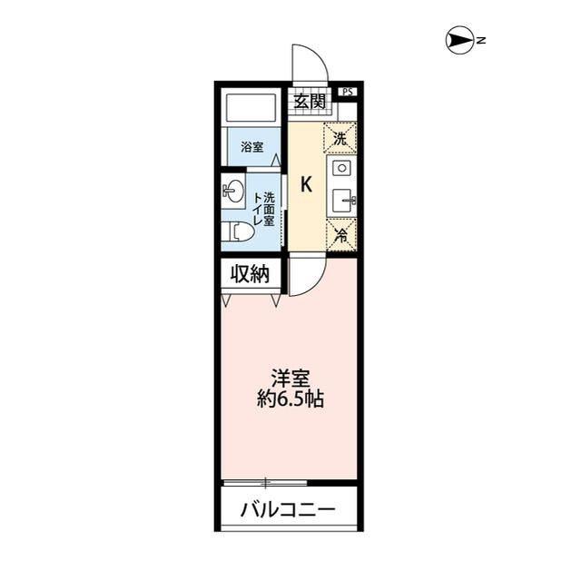 レガーロ新横浜(1K/1階)の間取り写真