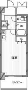 ビスタ江坂南(ワンルーム/7階)の間取り写真