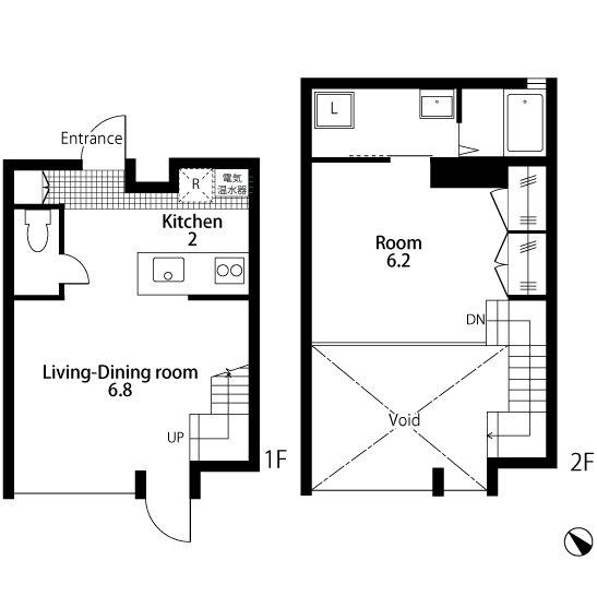 RESIDENCE LILAS(1LDK/1階)の間取り写真