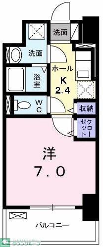 フェイバ-JOXI(1K/11階)の間取り写真