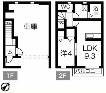 コンフォーティア木更津(1LDK/1階)の間取り写真