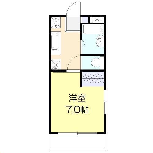 LUCE (ワンルーム/6階)の間取り写真